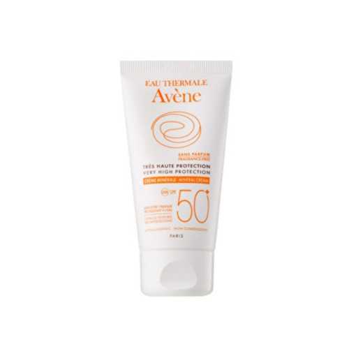 Avène Very High Protection - Minerální ochranný krém na obličej bez parfemace 50+ 50 ml