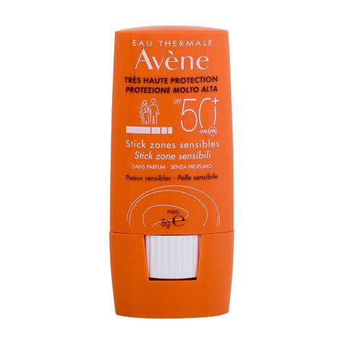 Avène Stick Zones Sensibles SPF 50+ - Tyčinka na ochranu citlivých míst proti UV záření 8 g 8 g