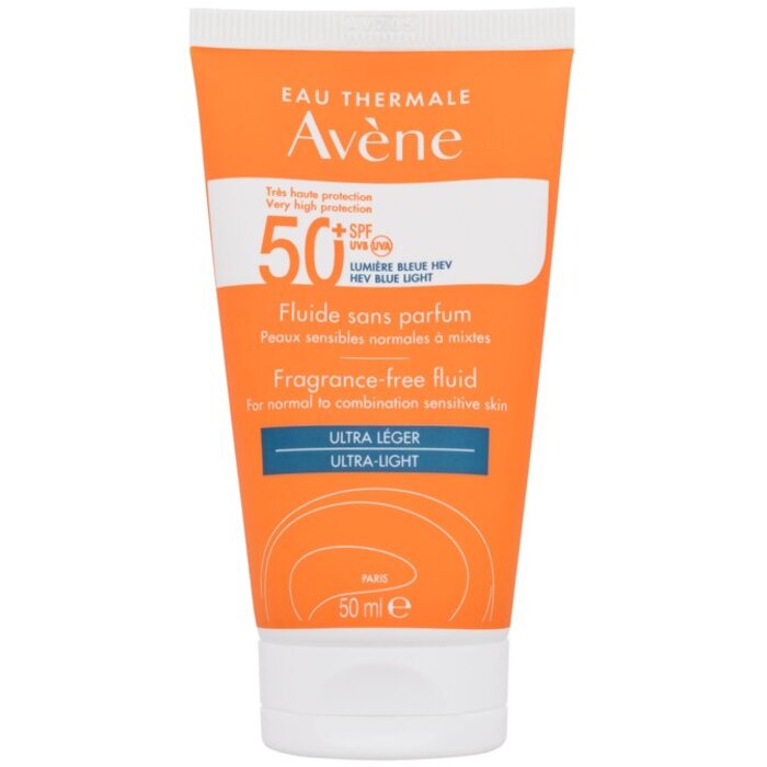 Sun Fragrance-Free Fluid Ultra-Light SPF50+ ( citlivá normálna a zmiešaná pleť ) - Opaľovací fluid
