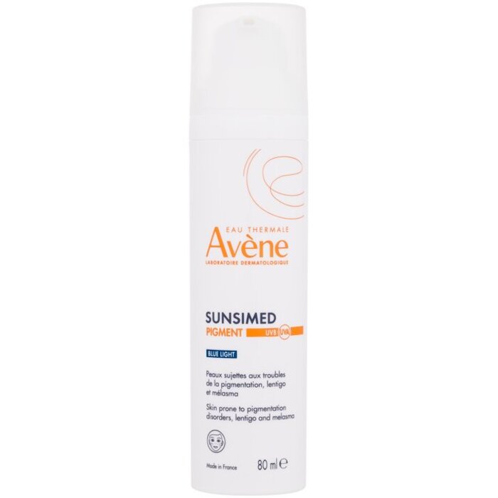 Avène Sun Sunsimed Pigment - Opalovací krém pro pokožku se sklonem k poruchám pigmentace, lentigo a melasma 80 ml