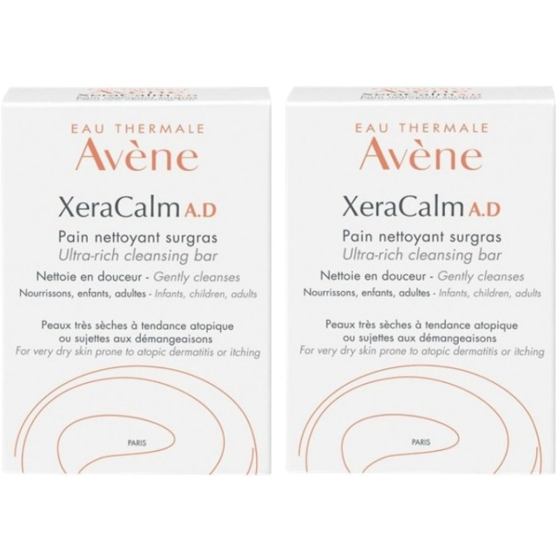 XéraCalm Soap Bar Duopack - Sada vyživujících mýdel pro velmi suchou a atopickou pokožku