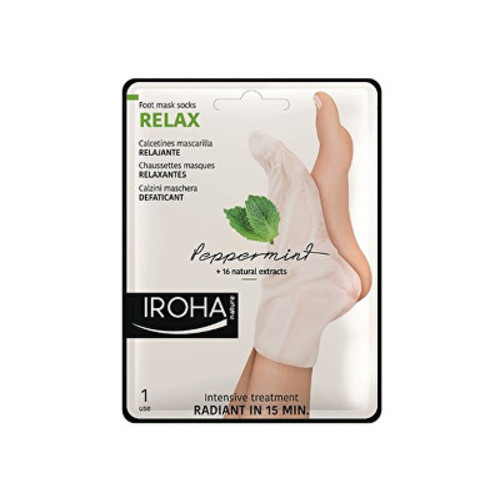 Peppermint Foot Mask Socks Relax - Relaxačné maska na nohy a nechty s mätou a prírodnými výťažkami