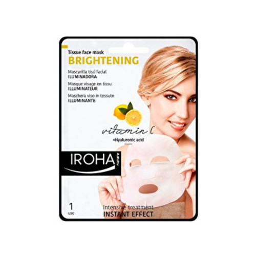 Brightening Tissue Face Mask - Rozjasňujúci látková maska s vitamínom C a kyselinou hyalurónovou