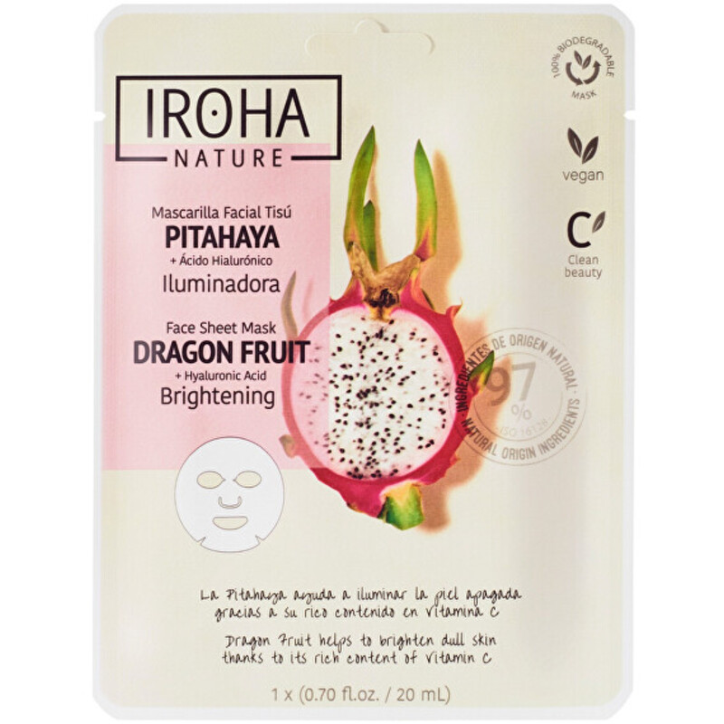 Dragon Fruit Face Sheet Mask - Rozjasňující maska