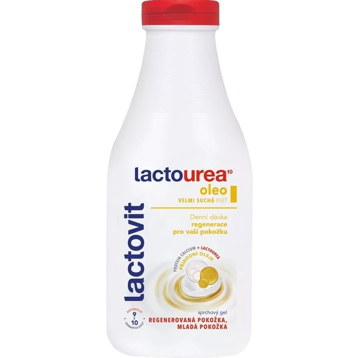 Lactovit LactoUrea Oleo Shower Gel - Reregenerační sprchový gel pro velmi suchou pokožku 500 ml