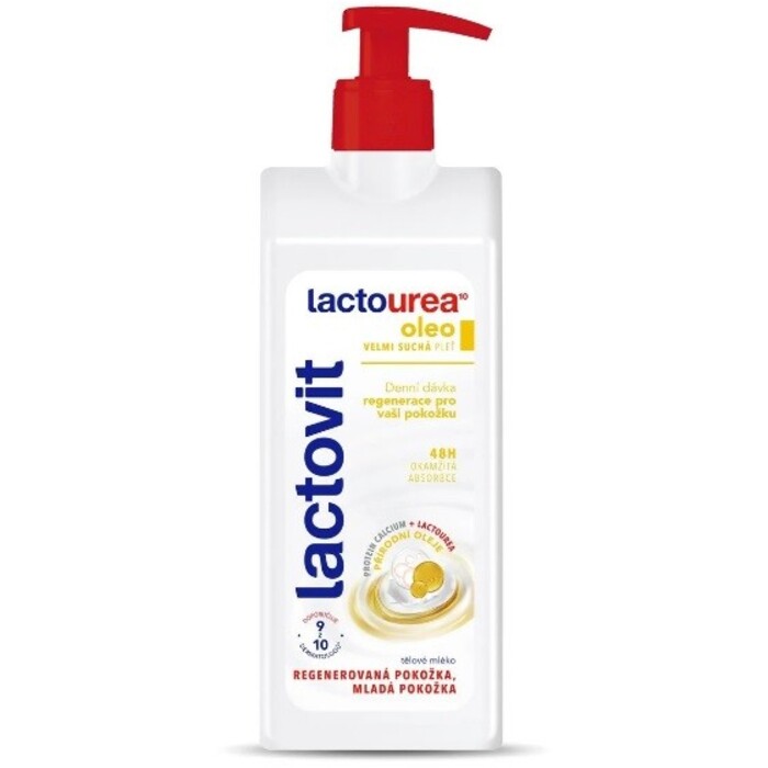 Lactovit LactoUrea Oleo Body Lotion - Regenerační tělové mléko pro velmi suchou pokožku 400 ml