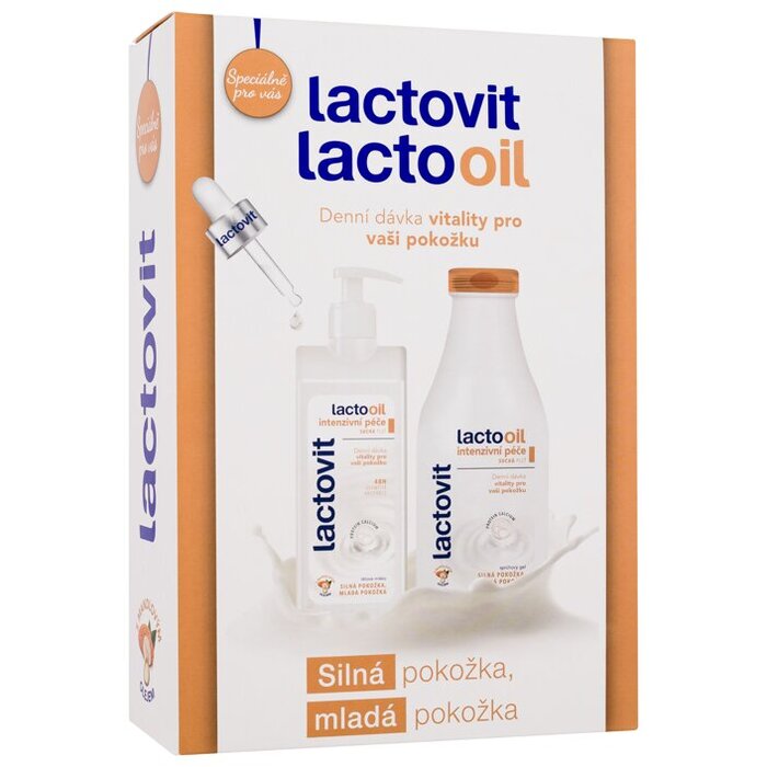 LactoOil Intensive Care Kit - darčeková sada telové mlieko LactoOil Intensive Care Body Milk 400 ml a sprchový gél LactoOil Intensive Care Shower Gel 500
