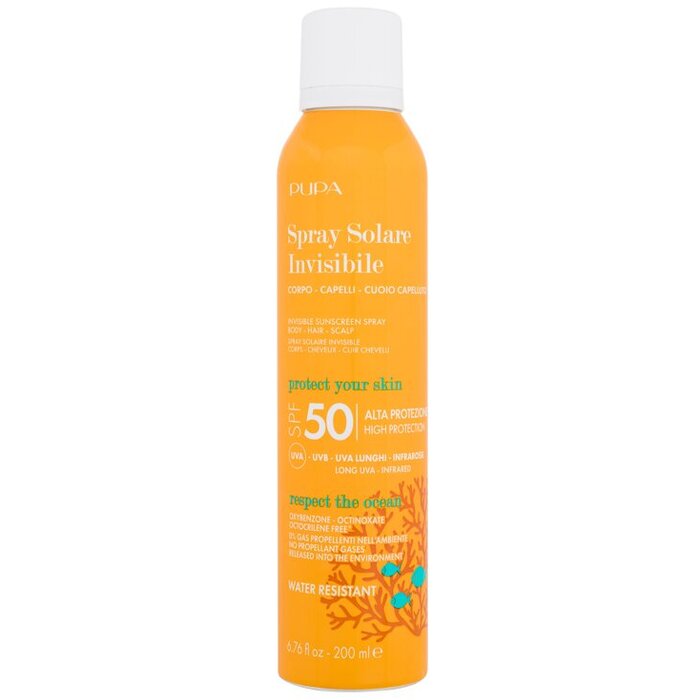 Invisible Sunscreen Spray SPF50 - Voděodolný opalovací sprej na tělo i obličej