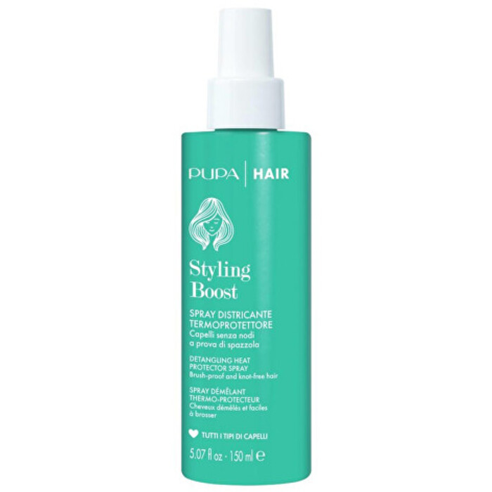 Pupa Styling Boost Detangling Heat Protector Spray - Ochranný sprej pro snadné rozčesávání vlasů 150 ml