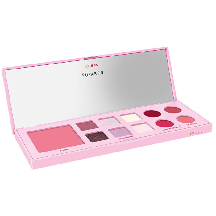 Pupart Small Pink Palette - Paletka na tvář