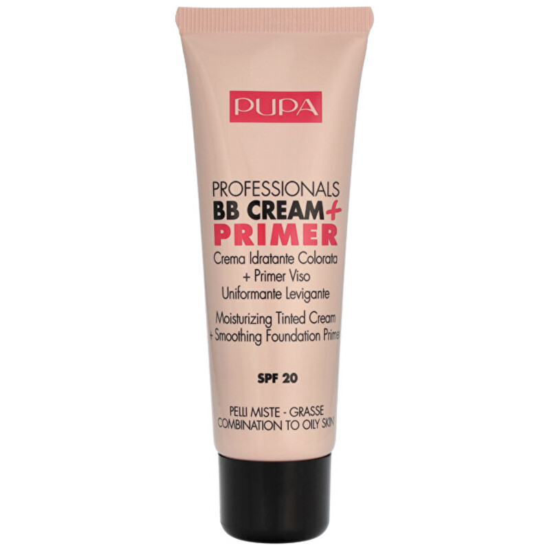 BB Cream+Primer Moisturizing Tinted Cream - BB krém a podkladová báze 2v1 50 ml