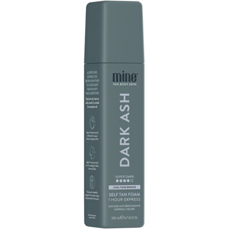Dark Ash Self-Tan Foam - Samoopalovací pěna pro tmavě hnědý odstín