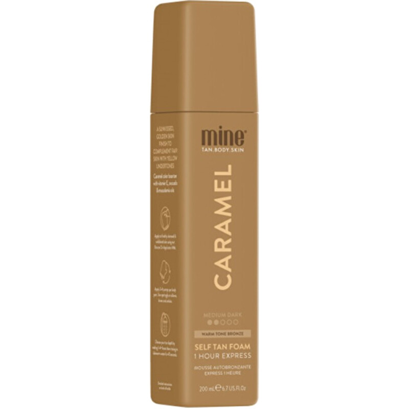 Caramel Self Tan Foam - Samoopalovací pěna se zlatavým efektem
