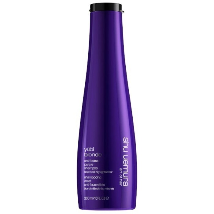 Shu-Uemura Yubi Blonde Anti-Brass Purple Shampoo - Fialový šampon neutralizující žluté tóny 300 ml