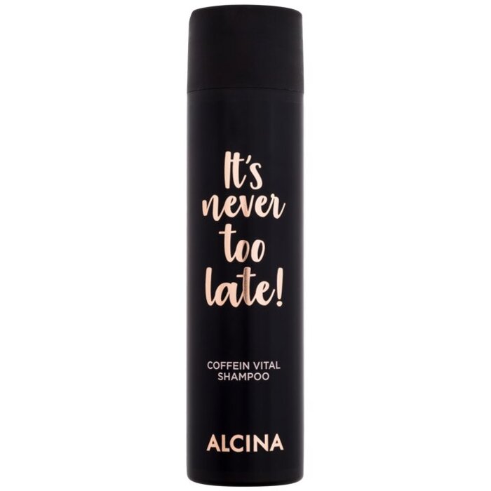 Alcina It´s Never Too Late! Coffein Vital Shampoo - Kofeinový revitalizační šampon 250 ml