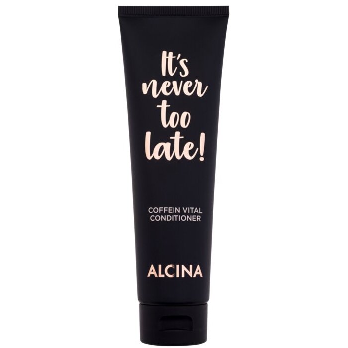 Alcina It´s Never Too Late! Coffein Vital Conditioner - Kofeinový kondicionér pro vitální vlasy 150 ml