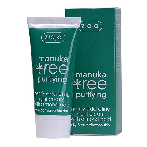 Ziaja Manuka Tree Purifying Night Cream - Jemně exfoliační noční krém 50 ml