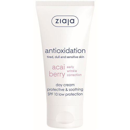 Ziaja Acai Berry Protective & Soothing Day Cream SPF 10 - Zklidňující denní krém 50 ml