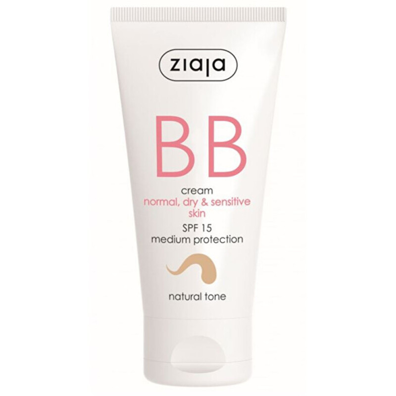 BB krém pre normálnu, suchú, citlivú pleť tón prirodzený SPF15 50 ml