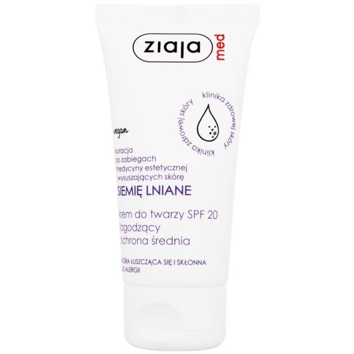 Ziaja Linseed Face Cream SPF20 - Ochranný denní krém 50 ml