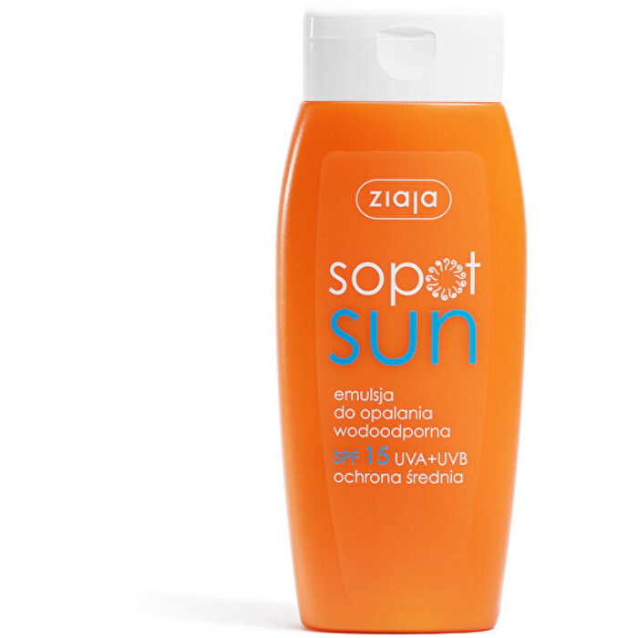 Sun Emulsion SPF 15 - Vodeodolné mlieko na opaľovanie
