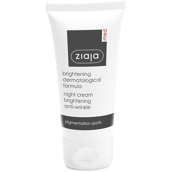 Ziaja Med Night Cream Brightening Anti-wrinkle - Noční krém proti vráskám 50 ml