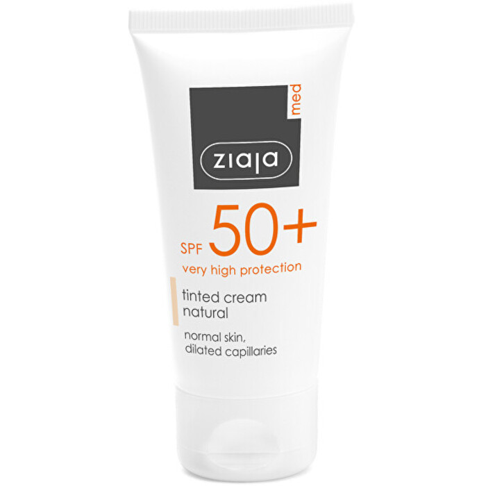 Tinted Cream SPF 50+ ( odstín přirozený ) - Tónovací krém pro normální pleť
