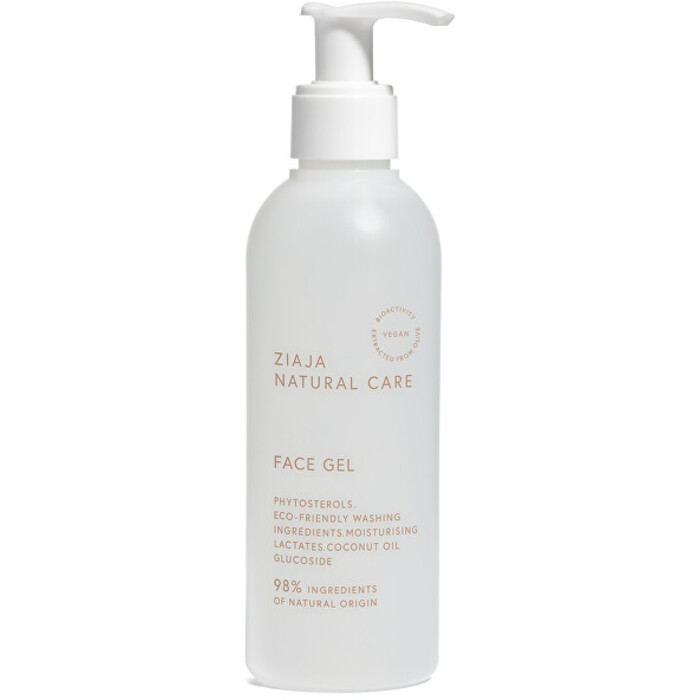 Ziaja Natural Care Face Gel - Mycí gel na obličej 190 ml