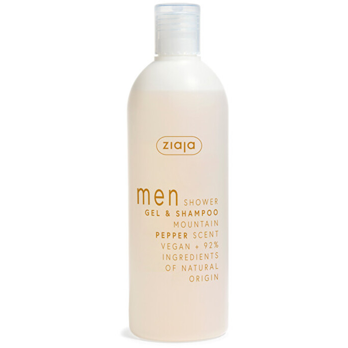 Ziaja Mountain Pepper Men Gel & Shampoo - Sprchový gel a šampon 400 ml