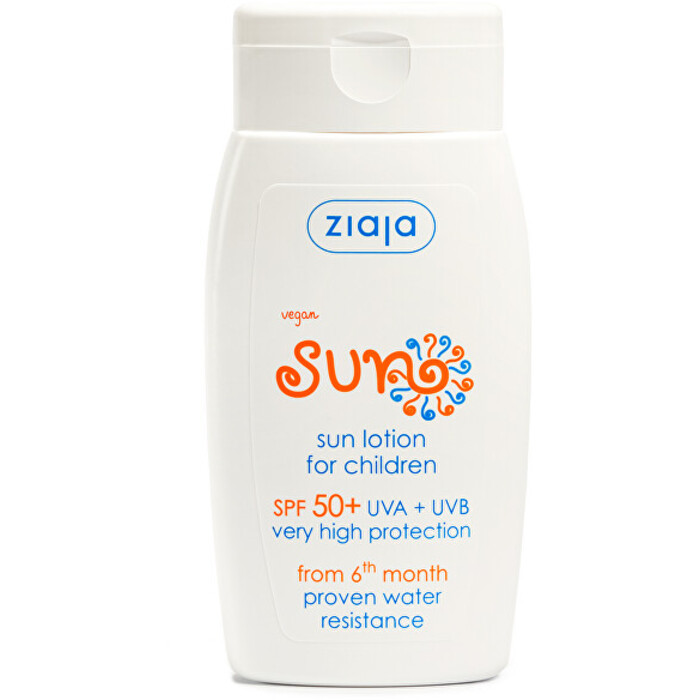 Ziaja Sun Sun Lotion SPF 50+ - Mléko na opalování pro děti 6M+ 125 ml