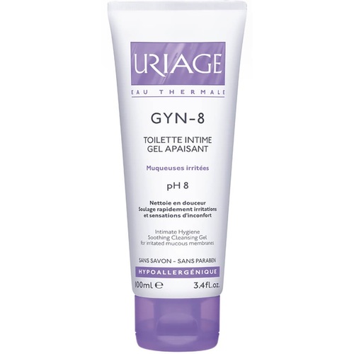Uriage GYN-8 Intimate Hygiene Soothing Cleansing Gel - Gel na intimní hygienu 100 ml