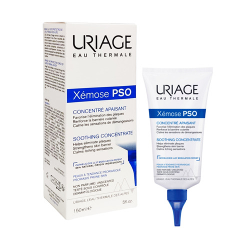 Xémose PSO Soothing Concentrate Body Cream - Telový fluid pre pokožku náchylnú k lupienke
