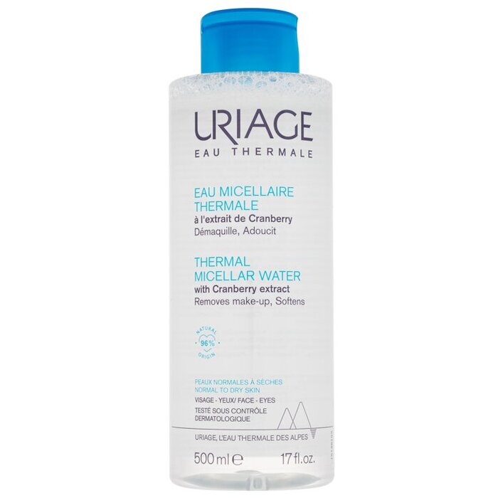 Uriage Eau Thermale Thermal Micellar Water Cranberry Extract ( normální a suchá pleť ) - Termální micelární voda 500 ml