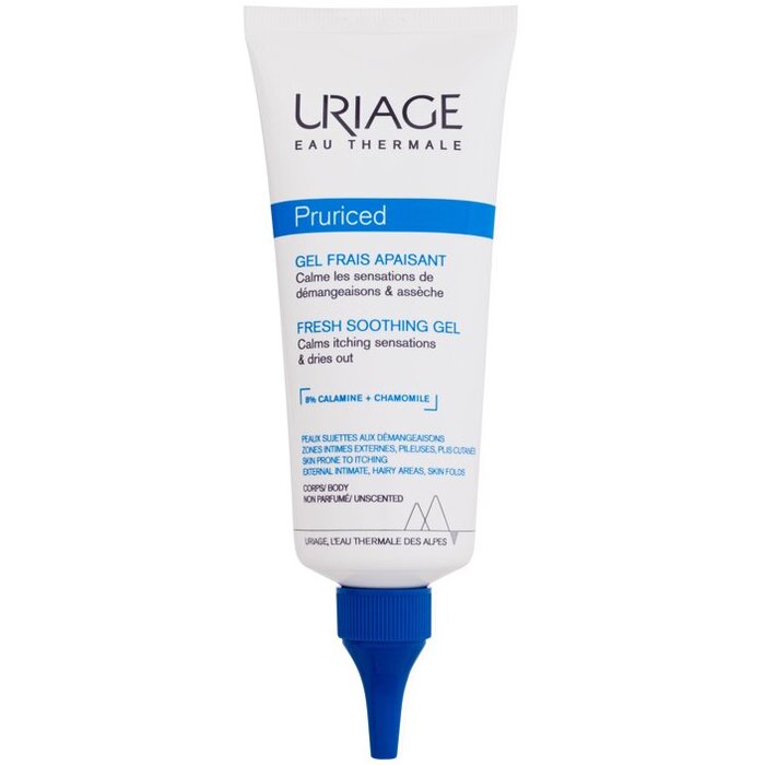 Uriage Pruriced Fresh Soothing Gel - Zklidňující gel proti svědění křehké a zanícené pokožky 100 ml