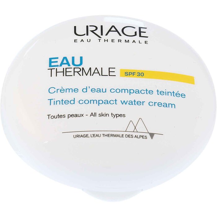 Eau Thermale Tinted Compact Water Cream - Ochranný tónovaný kompaktní pudr SPF 30 