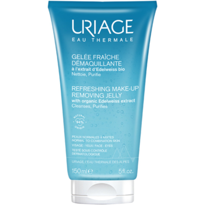 Uriage Eau Thermale Refreshing Make-Up Removing Jelly - Osvěžující gel pro odstranění make-upu 150 ml