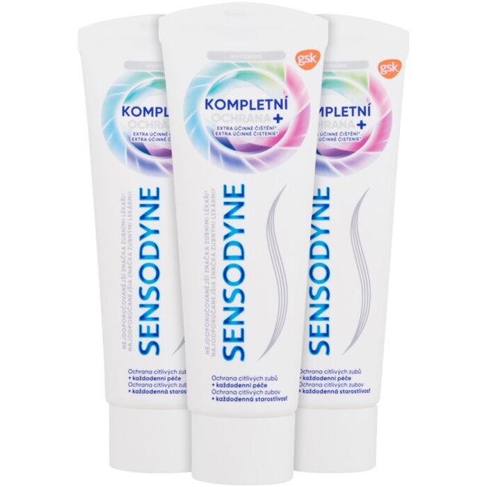 Sensodyne Complete Protection Whitening Trio - Bělicí zubní pasta pro kompletní ochranu 1 ml