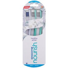 Nourish Healthy White Soft Trio Toothbrush - Bělicí zubní kartáček pro citlivé zuby 