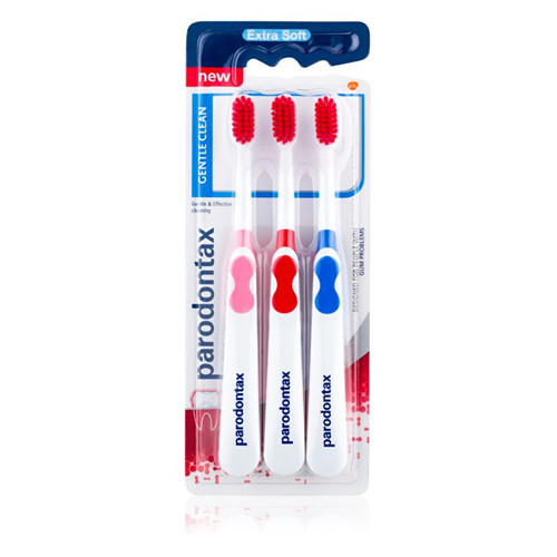 Gentle Clean Extra Soft Toothbrush ( 3 Ks ) - Extra jemný zubní kartáček 