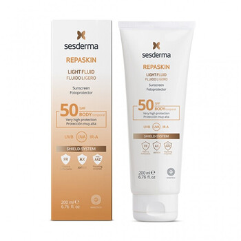 Repaskin Light Fluid Sunscreen SPF 50 - Lehké tělové mléko na opalování