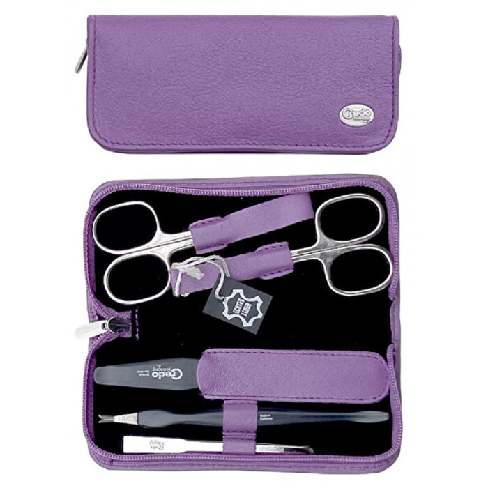 Credo-Solingen Summer Zipper 5 Lilac - Luxusní 5 dílná manikúra