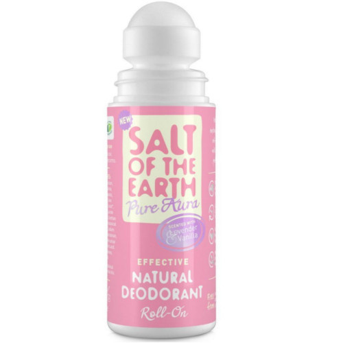 Salt-Of-The-Earth Pure Aura Natural dámský deodorant ( levandule a vanilka ) - Přírodní kuličkový dámský deodorant 75 ml