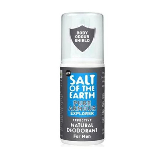 Salt-Of-The-Earth Pure Armour Explorer Natural pánský deodorant - Kuličkový pánský deodorant pro muže 75 ml