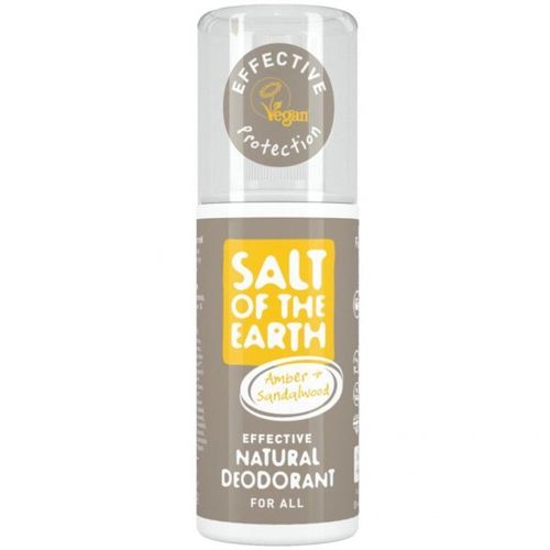 Salt-Of-The-Earth Amber Sandalwood Natural unisex deodorant - Přírodní unisex deodorant ve spreji s ambrou a santalem 100 ml