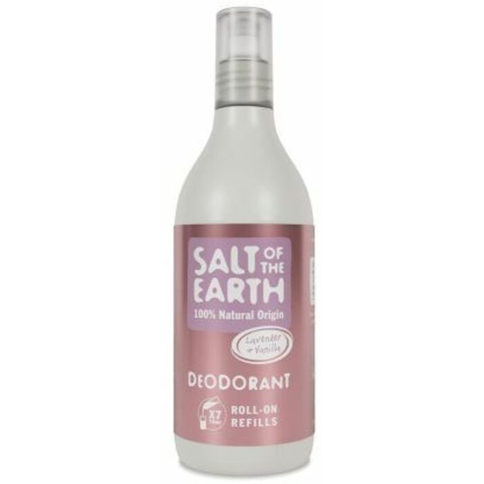 Salt-Of-The-Earth Lavender & Vanilla Deo Roll-on Refills - Náhradní náplň do přírodního kuličkového dámský deodorantu 525 ml
