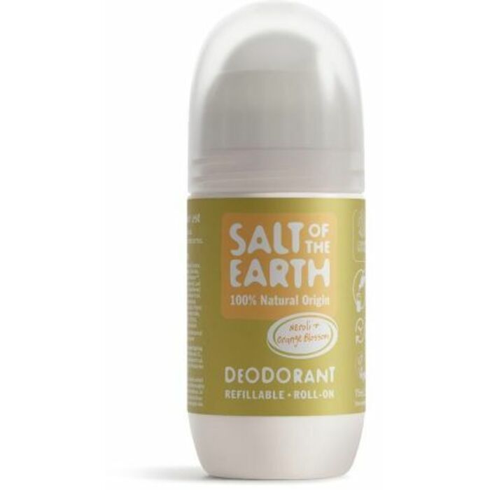 Salt-Of-The-Earth Neroli & Orange blossom Deo Roll-on ( plnitelný ) - Přírodní kuličkový dámský deodorant 75 ml