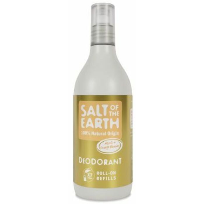 Salt-Of-The-Earth Neroli & Orange blossom Deo Roll-on Refills - Náhradní náplň do přírodního kuličkového dámský deodorantu 525 ml