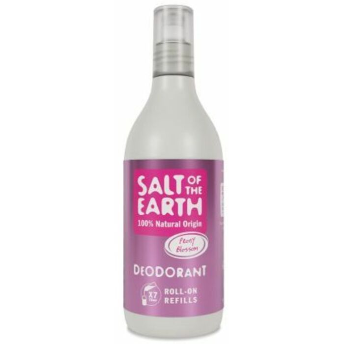 Salt-Of-The-Earth Peony Blossom Deo Roll-on Refills - Náhradní náplň do přírodního kuličkového dámský deodorantu 525 ml