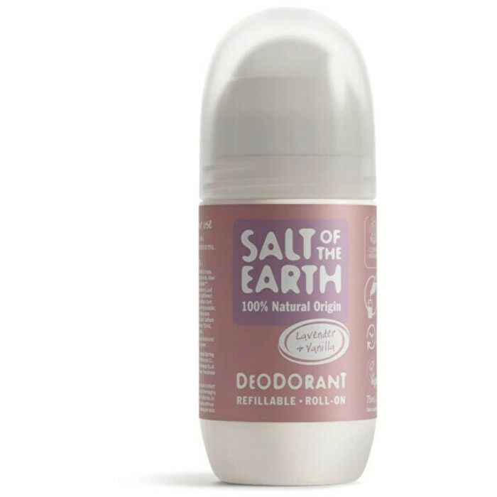 Salt-Of-The-Earth Lavender & Vanilla Deo Roll-on - Přírodní kuličkový dámský deodorant 75 ml