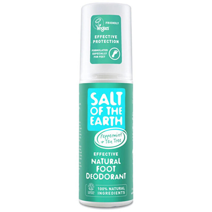 Salt-Of-The-Earth Natural Foot dámský deodorant - Deo spray na nohy 100 ml